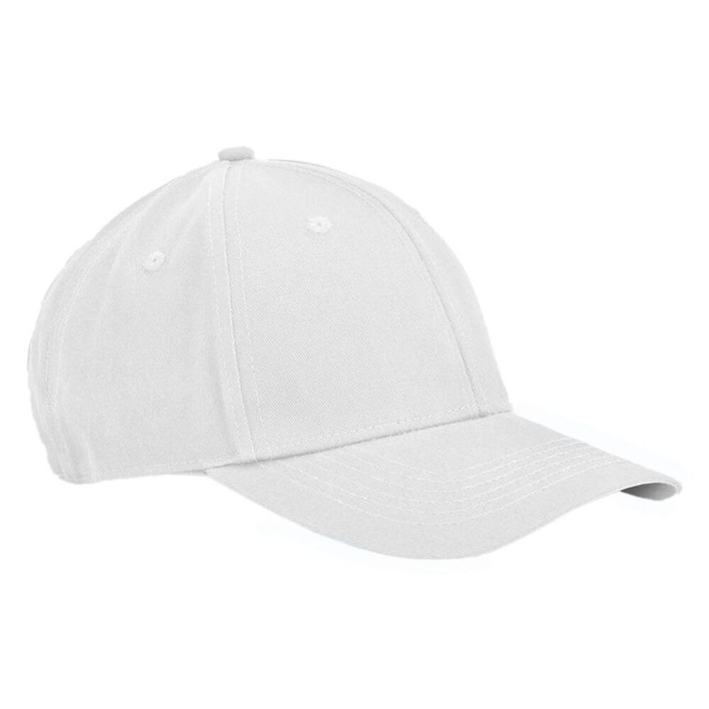 Beechfield Classic 6 Panel Natural Cotton Cap / White